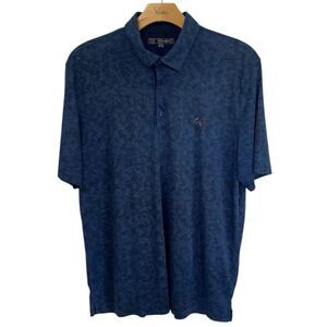 Greg Norman Polo Shirt Men's 2X-Large Blue Golf Short Sleeve Stretch Lightweight